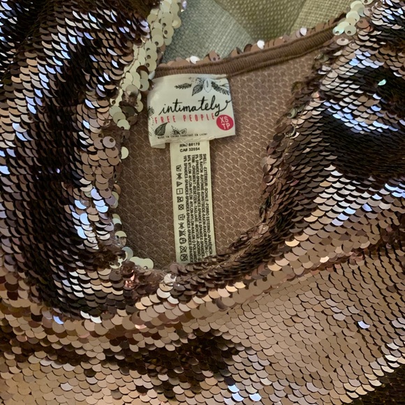 Free People Sequin Top - Picture 2 of 4